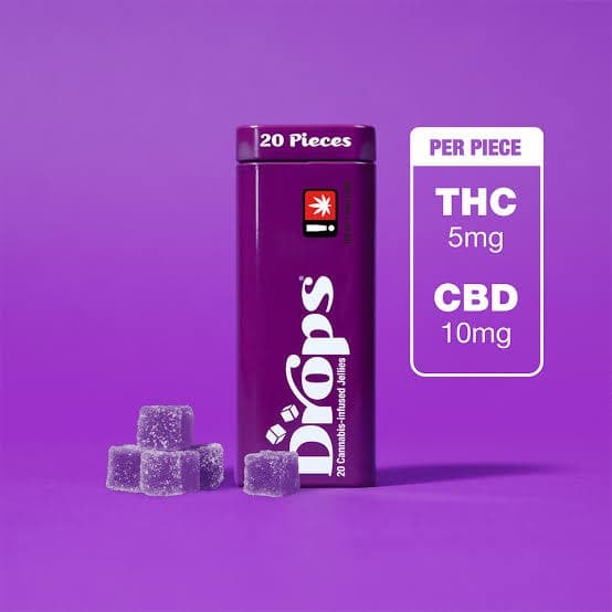 Drops Hemp Jellies Blackberry