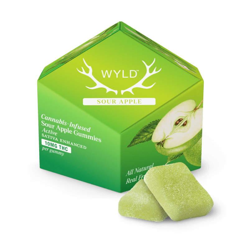 WYLD Hemp Sour Apple Gummy