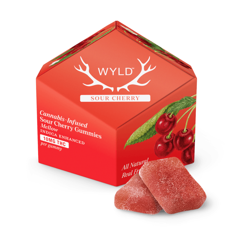 WYLD Hemp Sour Cherry Gummy