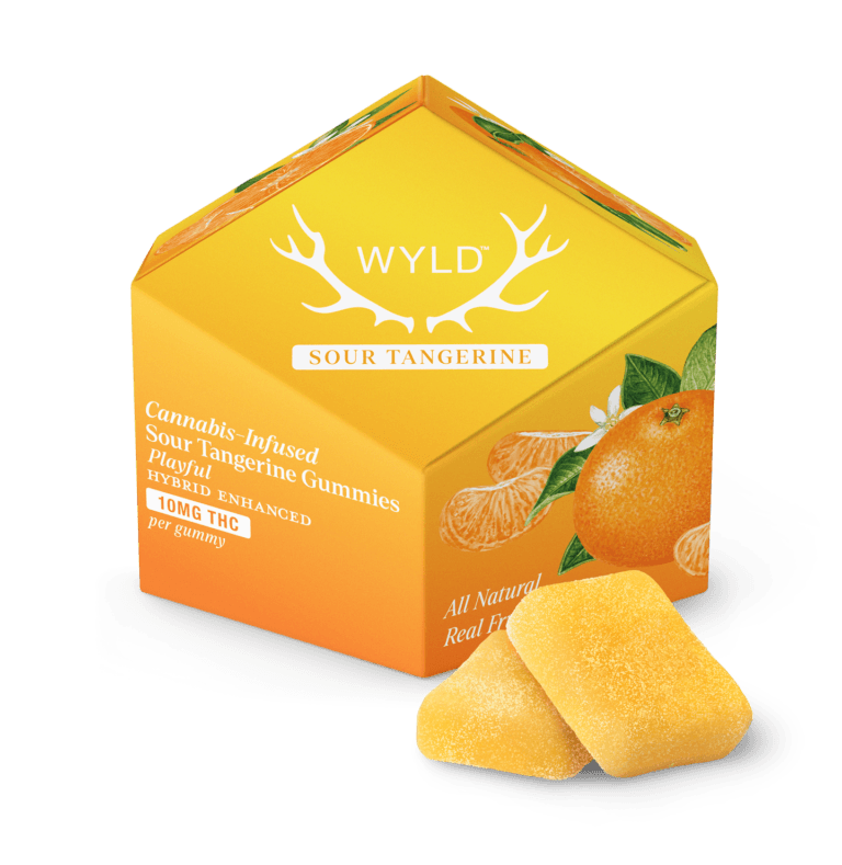 WYLD Hemp Sour Tangerine Gummy